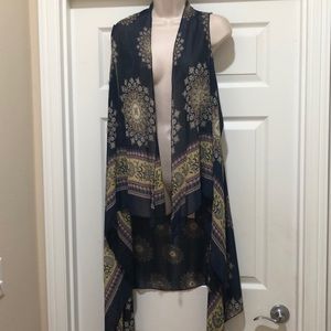 NWOT Sax Lightweight Open Cardigan One Size